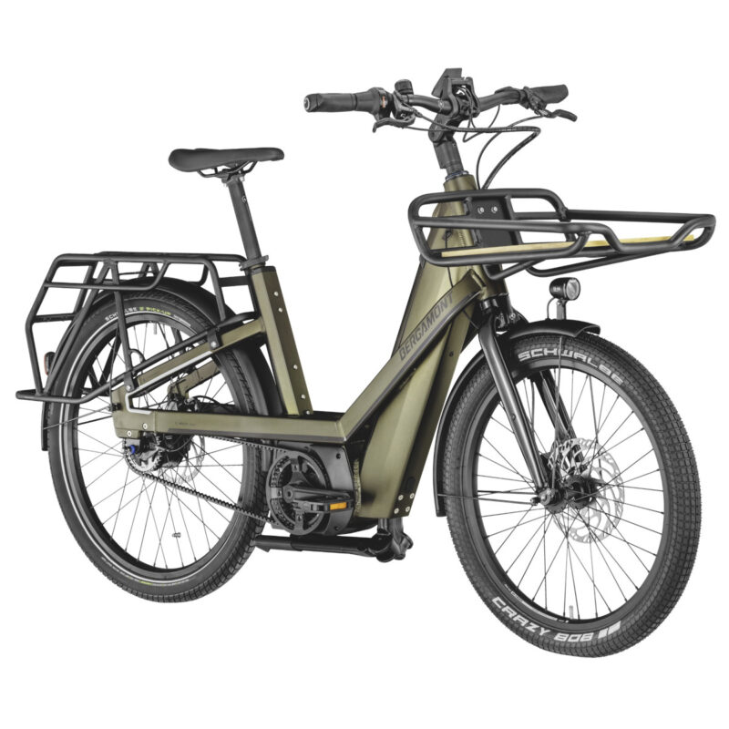 Bergamont E-CARGOVILLE BAKERY ELITE - Cargo E-Bike - 2022 - olive green – Image 2
