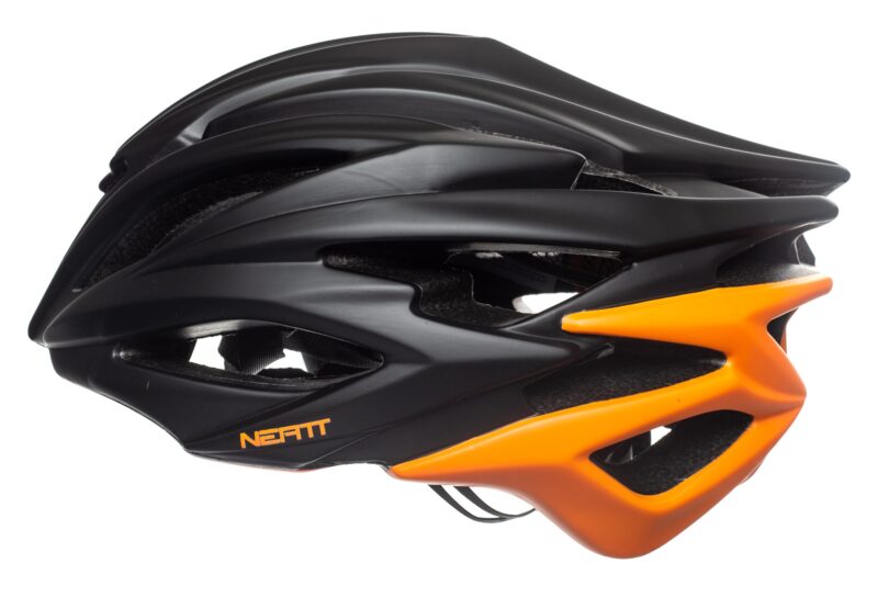 CASQUE NEATT ASPHALTE RACE NOIR ORANGE – Image 2