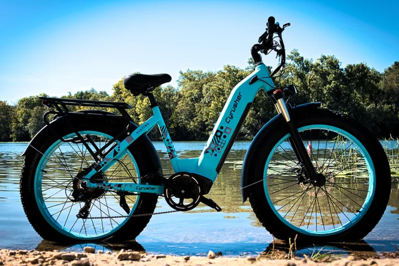 Cyrusher Kuattro Vélo électrique pas à pas 750W 17Ah bleu claire – Image 6