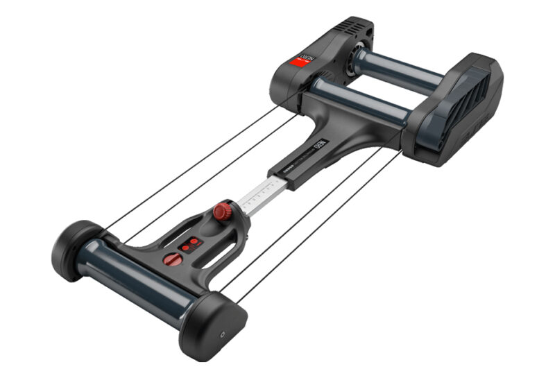 HOME TRAINER INTERACTIF ELITE NERO À ROULEAUX