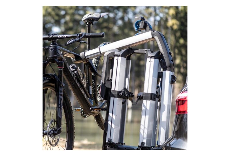 PORTE-VÉLOS SUR BOULE D'ATTELAGE XLC CC-C07 ALMADA WORK-E PLIABLE 2 VÉLOS – Image 2