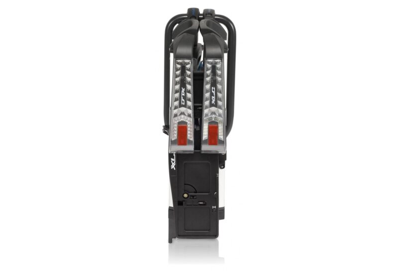 PORTE-VÉLOS SUR BOULE D'ATTELAGE XLC VC-C04 AZURA EASY 2 VÉLOS NOIR – Image 6