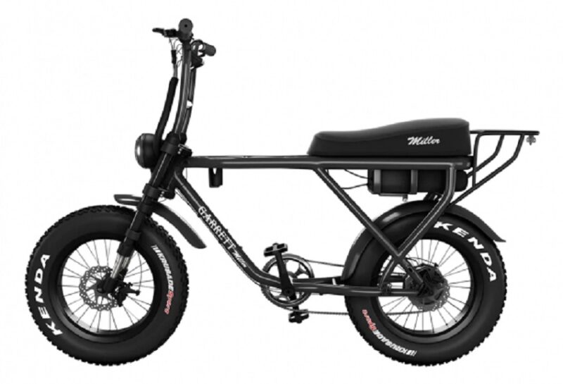 VELO ELECTRIQUE GARRETT MILLER X - URBAIN BIPLACE - NOIR