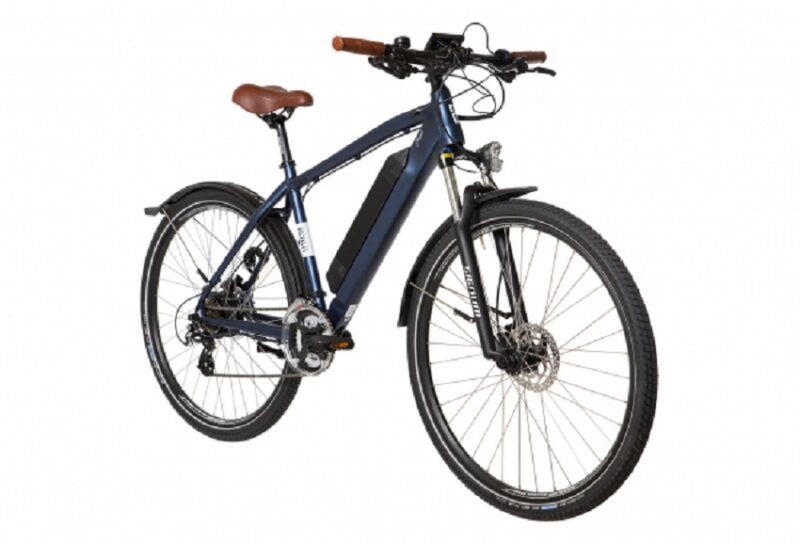 VTC Électrique Bicyklet Joseph Shimano Altus 7V 417 Wh 700 mm Bleu – Image 2