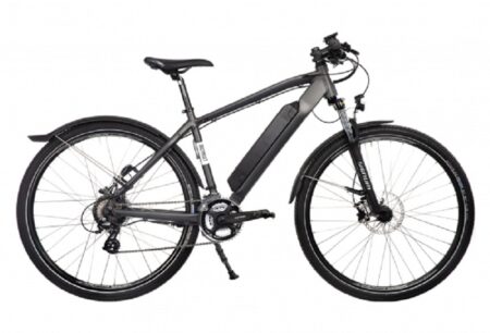 VTC Électrique Bicyklet Joseph Shimano Altus 7V 417 Wh 700 mm Noir Gris