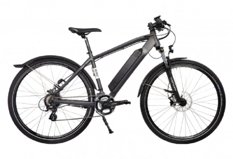 VTC Électrique Bicyklet Joseph Shimano Altus 7V 417 Wh 700 mm Noir Gris