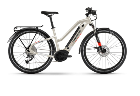 VTC Électrique Haibike Trekking 4 Mid Shimano Alivio/Altus 9V 500 Wh 27.5'' Beige Desert 2022