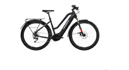 VTC Électrique Haibike Trekking 6 Mid i630Wh Shimano Deore 10V Noir / Rouge 2022