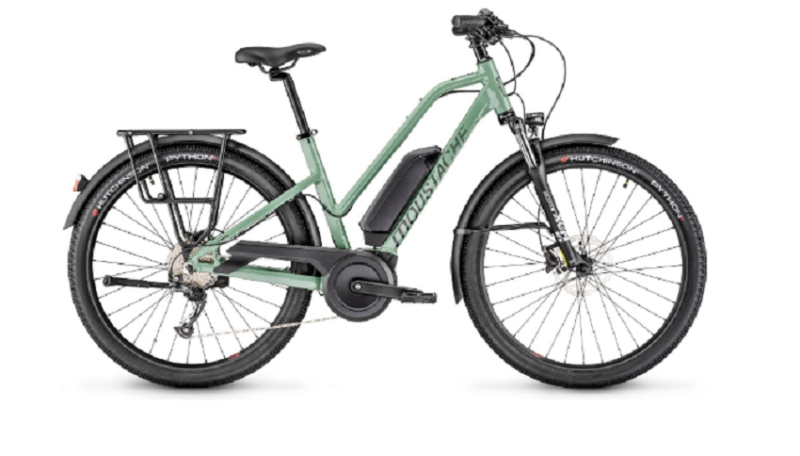 VTC Électrique Moustache Samedi 27 Xroad 1 Open Shimano Altus 9V 400 Wh 27.5'' Vert 2020