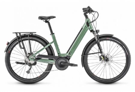 VTC Électrique Moustache Samedi 27 Xroad 1 Open Shimano Altus 9V 400 Wh 27.5'' Vert 2021