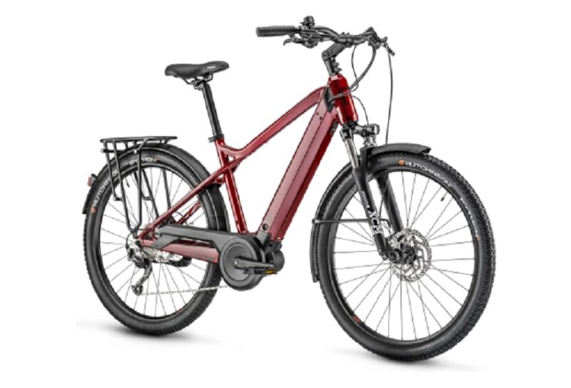 VTC Électrique Moustache Samedi 27 Xroad 2 Shimano Altus 9V 500 Wh 27.5'' Rouge 2023 – Image 3