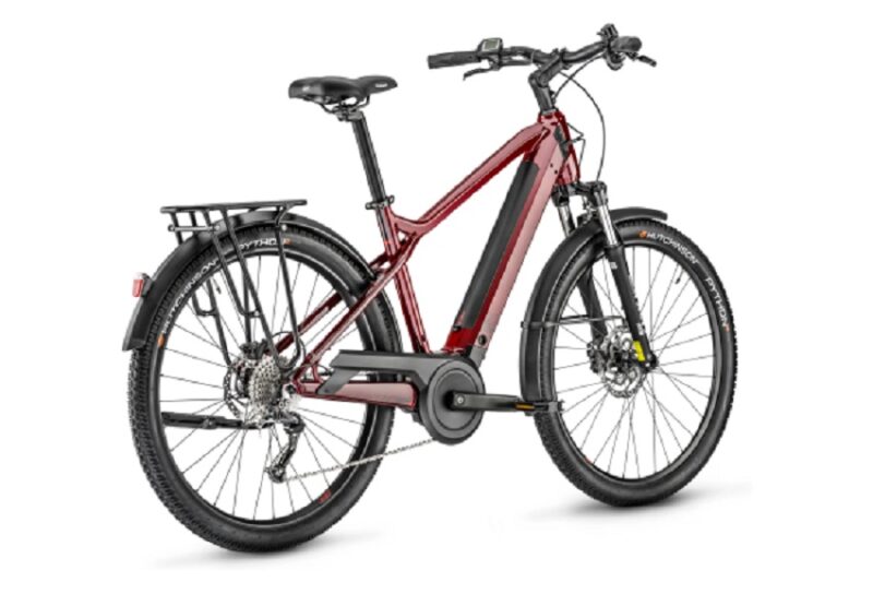 VTC Électrique Moustache Samedi 27 Xroad 2 Shimano Altus 9V 500 Wh 27.5'' Rouge 2023 – Image 2