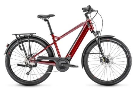 VTC Électrique Moustache Samedi 27 Xroad 2 Shimano Altus 9V 500 Wh 27.5'' Rouge 2023