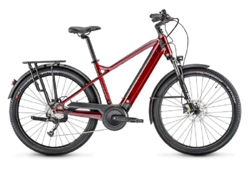 VTC Électrique Moustache Samedi 27 Xroad 2 Shimano Altus 9V 500 Wh 27.5'' Rouge 2023