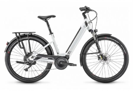 VTC Électrique Moustache Samedi 27 Xroad 3 Open Shimano Deore 10V 625 Wh 27.5'' Blanc 2022
