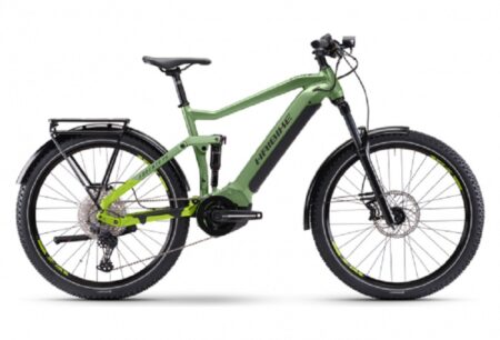 VTC Électrique Tout-Suspendu Haibike Adventr FS 8 Shimano Deore 11V 630 Wh 27.5'' Vert Metallic Apple 2022
