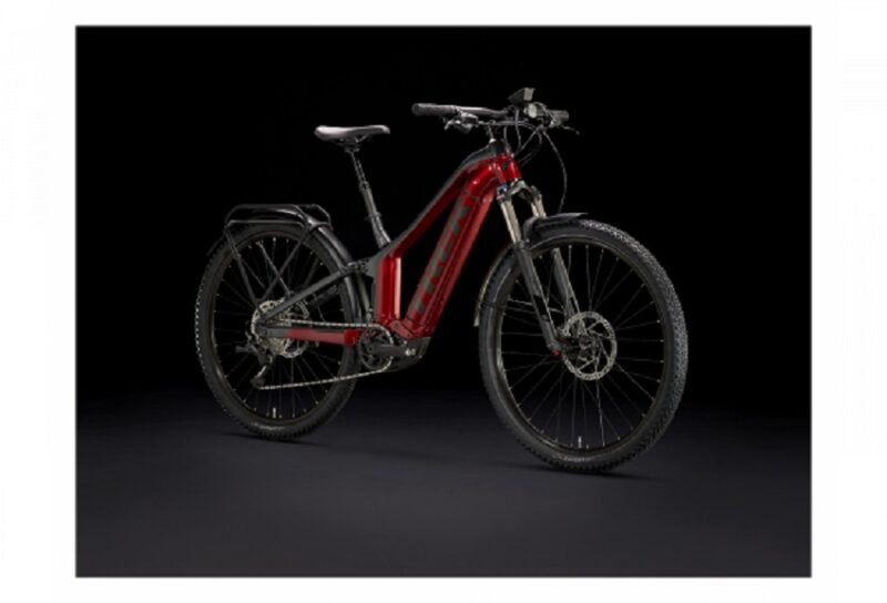 VTC Électrique Tout-Suspendu Trek Powerfly FS 4 EQ Shimano Deore 10V 625 Wh 27.5'' Rouge Crimson 2023 – Image 2
