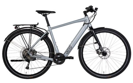 VTC électrique RIDLEY RES U400 Men Shimano 9 Speed Argent