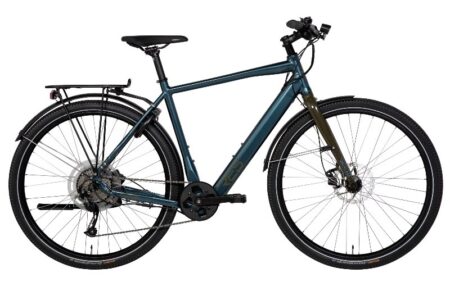 VTC électrique RIDLEY RES U400 Men Shimano 9 Speed bleu