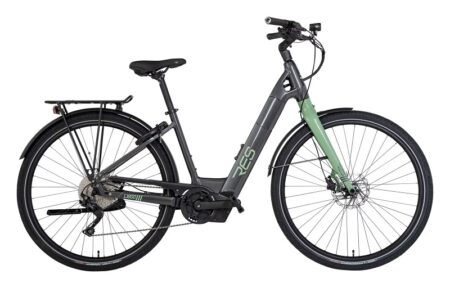 VTC électrique RIDLEY RES U800 Women Shimano 10 Speed gris