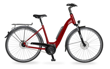 VTC électrique VDV AEB 400 cadre wave Rouge