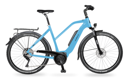 VTC électrique VDV SEB 400 cadre Trapèze Bleu