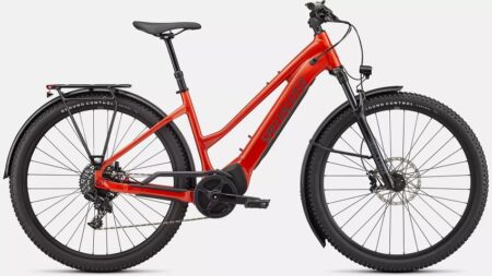 VTC électrique specialized Turbo Tero 4.0 - Cadre Bas Équipé Rouge