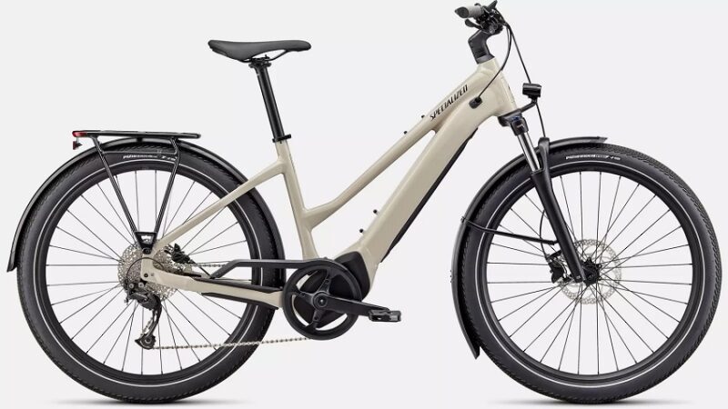 VTC électrique specialized Turbo Vado 3.0 - Cadre Bas Beige