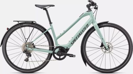 VTC électrique specialized Turbo Vado SL 4.0 EQ – Cadre bas Bleu clair