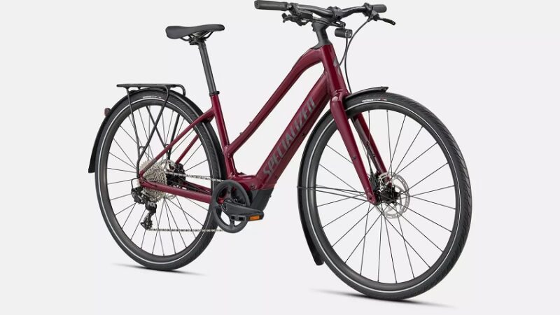 VTC électrique specialized Vado SL 4.0 Cadre Bas Équipé Framboise – Image 4