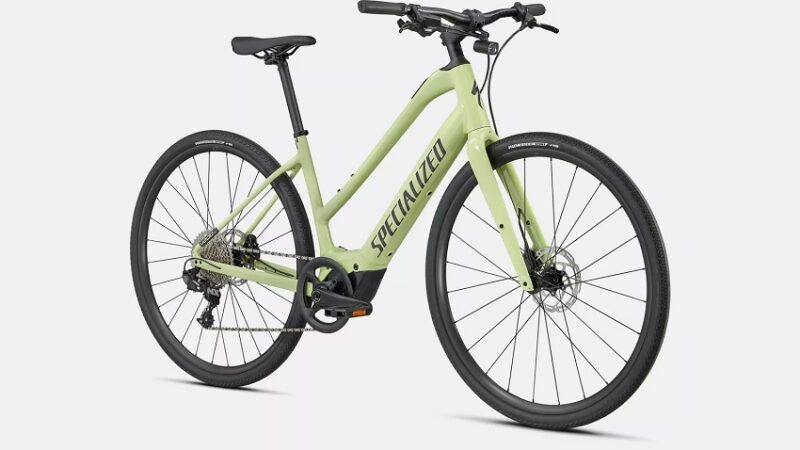 VTC électrique specialized Vado SL 4.0 - Cadre Bas Vert – Image 3