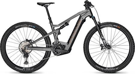 VTT Électrique FOCUS THRON² 6.9 625 Wh 12 Vitesses 2023 gris
