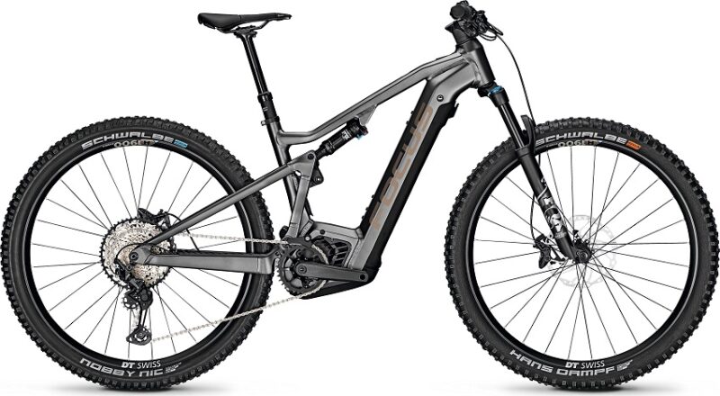VTT Électrique FOCUS THRON² 6.9 625 Wh 12 Vitesses 2023 gris