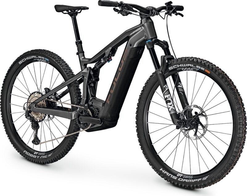 VTT Électrique FOCUS THRON² 6.9 625 Wh 12 Vitesses 2023 gris – Image 2