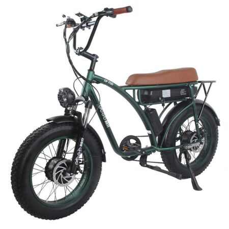 VTT Electrique Gogobest GF750 1000Wx2 20'' Fat Bike 17.5Ah 25km/h 80km Vert