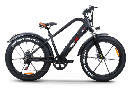 VTT Electrique RKS XR6 Moteur Roue Arrière 250W 27'' 10 Ah - XR6 Noir
