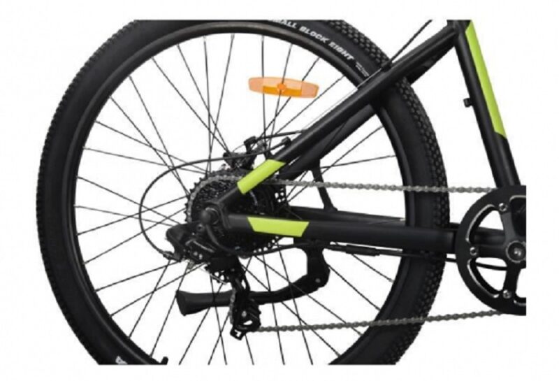 VTT Electrique SURPASS 27,5'' Noir 8 vitesses Semi-rigide Batterie 10 Ah – Image 4