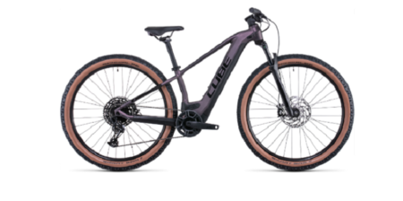 VTT Électrique Semi-Rigide Cube Reaction Hybrid EXC 625 27.5 Sram NX/SX Eagle 12V 625 Wh 27.5'' Violet Smokylilac 2022