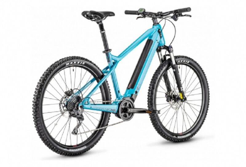 VTT Électrique Semi-Rigide Moustache Samedi 27 Off 2 Shimano Deore 10V 500 Wh 27.5'' Bleu 2022 – Image 3