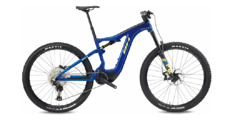 VTT Electrique Tout-Suspendu Bh Bikes Atomx Lynx Carbon Pro 9.7 Shimano Deore XT 12V 720 Wh 29'' Bleu/Jaune 2022