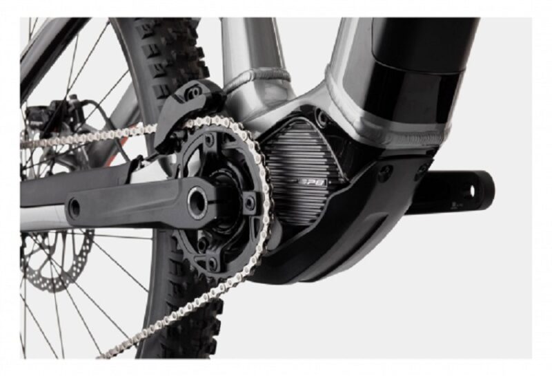 VTT Électrique Tout-Suspendu Cannondale Moterra Neo 4 Sram NX/SX Eagle 12V 630 Wh 29'' Gris Orange Impact – Image 2