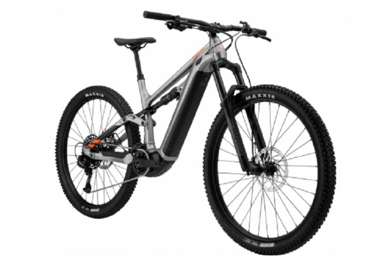 VTT Électrique Tout-Suspendu Cannondale Moterra Neo 4 Sram NX/SX Eagle 12V 630 Wh 29'' Gris Orange Impact – Image 3