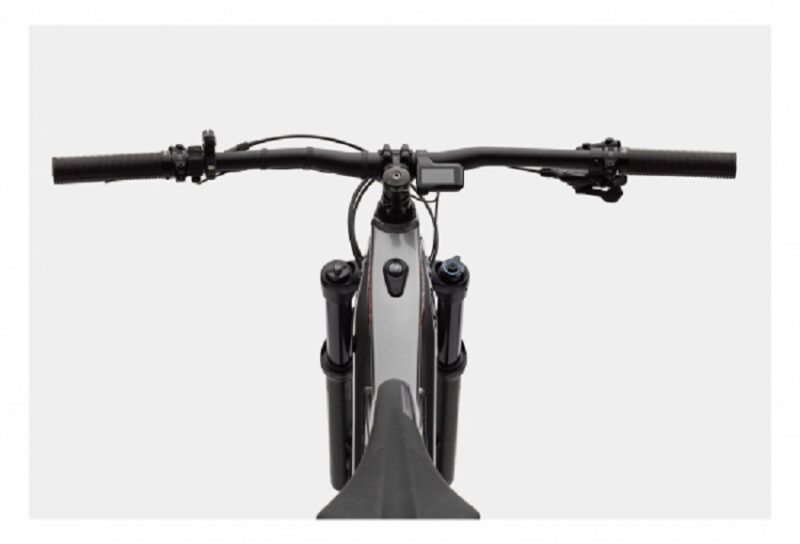 VTT Électrique Tout-Suspendu Cannondale Moterra Neo 4 Sram NX/SX Eagle 12V 630 Wh 29'' Gris Orange Impact – Image 5