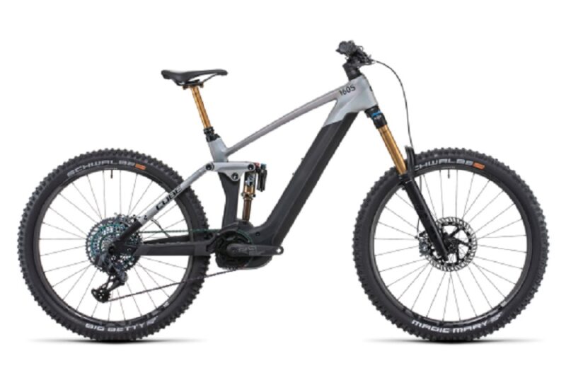 VTT Électrique Tout-Suspendu Cube Stereo Hybrid 160 HPC SLT 750 27.5 Sram XX1 Eagle AXS 12V 750 Wh 27.5'' Argent Prizm Gris Carbon 2022 – Image 4