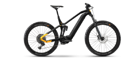 VTT Électrique Tout-Suspendu Haibike Nduro 6 Sram SX Eagle 12V 630 Wh 29''/27.5'' Noir / Mangue 2023