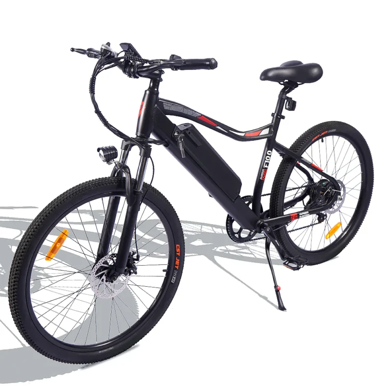 VTT électrique 26'' Fafrees F100 Vitesse max 33km/h 48V 11.6Ah Moteur 350W Noir – Image 9