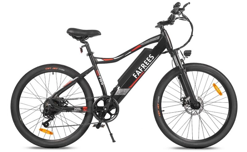 VTT électrique 26'' Fafrees F100 Vitesse max 33km/h 48V 11.6Ah Moteur 350W Noir