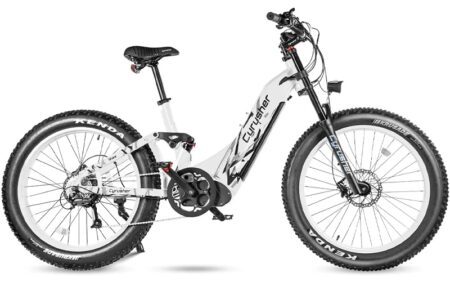 VTT électrique Cyrusher Trax hybride tout-terrain Blanc