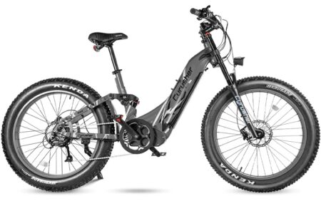 VTT électrique Cyrusher Trax hybride tout-terrain noir