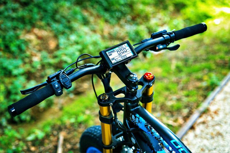 VTT électrique Cyrusher XF900 750W 17Ah fatbike jaune – Image 2